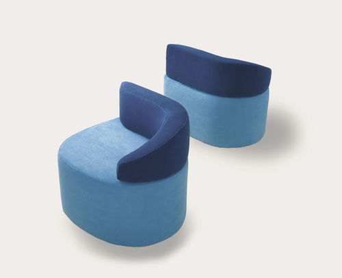 Fauteuil visiteur contemporain - VIRGOLA - INVENTA contract - en tissu / modulable / professionnel