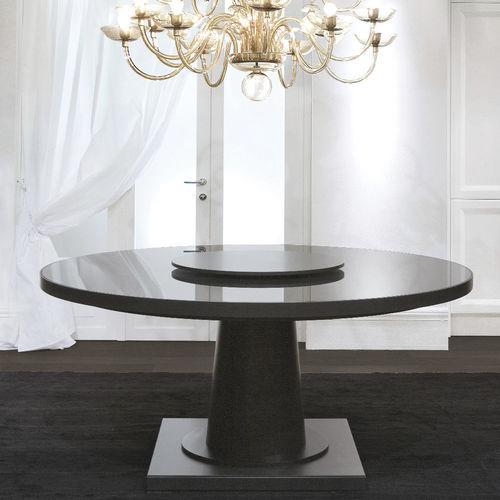 Table contemporaine - SEGUSO - CASTAGNA CUCINE - en bois / en verre / avec piètement en bois