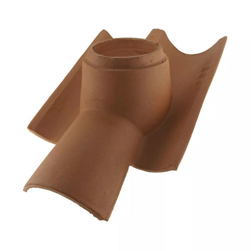 Tuile à douille - 65CE  - TERREAL - pour souche de cheminée / grand moule / en terre cuite