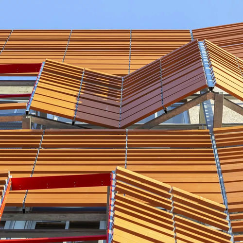 Profilé de terre cuite - AU05NR/RE  - TERREAL - rectangulaire / pour façade / pour brise-soleil