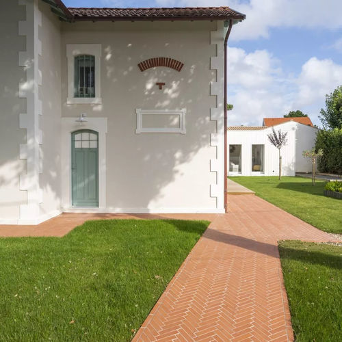Pavé de terre cuite - TERREAL - d'extérieur / d'intérieur / de terrasse