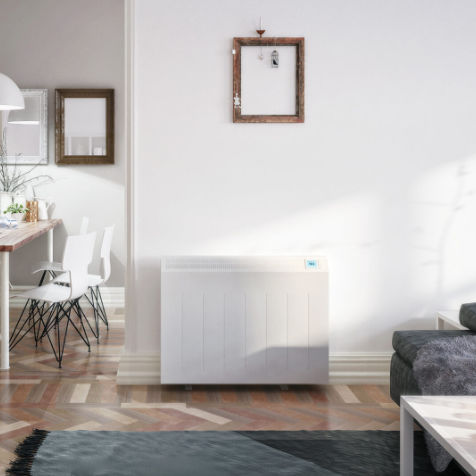 Panneau rayonnant électrique - DUO SMART - Lucht LHZ Elektroheizung GmbH & Co. KG - au mur / blanc