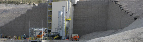 Mur de soutènement en acier - TERRAWALL® - Maccaferri - modulaire / routier