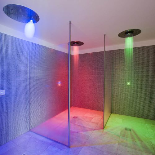 Douche multifonction - CEMI - en métal / rectangulaire / pour centre de spa