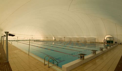 Piscine à usage temporaire - CEMI - d'extérieur / enterrée / en béton