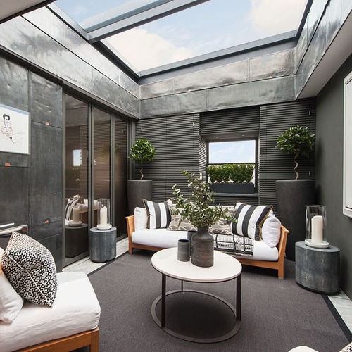 Fenêtre de toit en métal - ROOFLIGHT - Glazing Vision - coulissante / à double vitrage / à coupure thermique