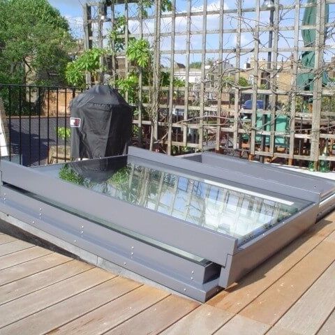 Fenêtre de toit en métal - ROOFLIGHT - Glazing Vision - fixe / coulissante / à double vitrage
