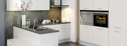 Cuisine contemporaine - MONACO - Brigitte Küchen - H. Frickemeier Möbelwerk GmbH - en stratifié / avec poignée