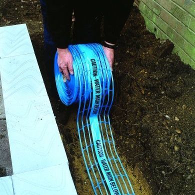 Filet de protection pour travaux souterrains - UTILINET  - TERRAM - en plastique