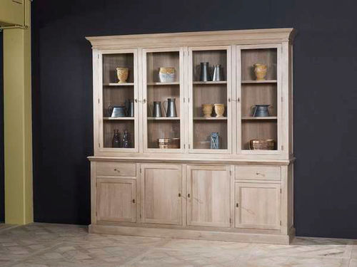 Vitrine classique - ALGARVE - APULIA HOME DECOR - en chêne