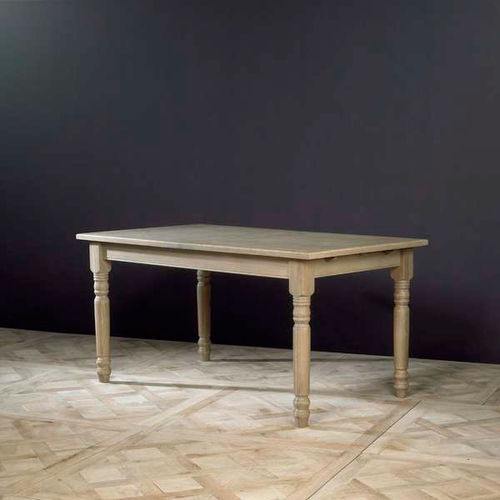 Table classique - COLOMBIA - APULIA HOME DECOR - en chêne / à rallonge