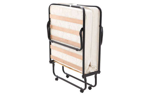 Lit simple - VELOX - APULIA HOME DECOR - contemporain / à roulettes / pliant