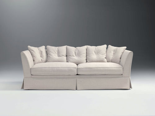 Canapé classique - MAYENNE - APULIA HOME DECOR - en tissu / gris / 3 places