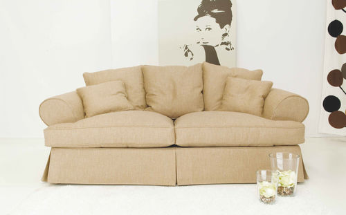 Canapé classique - RUBENS - APULIA HOME DECOR - en tissu / beige / 3 places