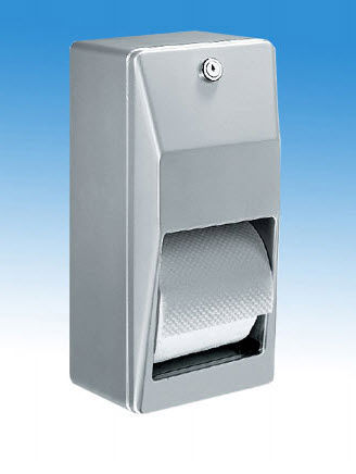 Distributeur de papier toilette mural - CHRX672 - B&K Ltd. - en acier inoxydable / professionnel