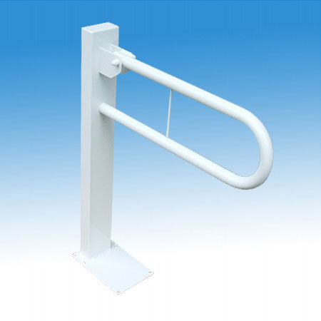 Barre de maintien en métal laqué - TH850L - B&K Ltd. - en forme de U / au sol / professionnelle