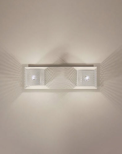 Applique murale contemporaine - KENDO W2 - LUZ DIFUSION - d'intérieur / en métal / rectangulaire