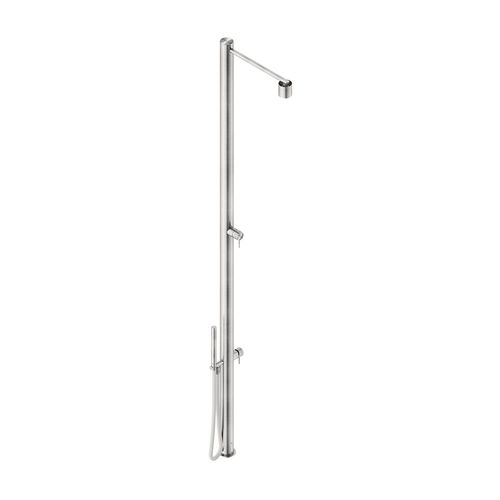 Colonne de douche en inox - VIX12915AMK - Neve rubinetterie - brossée / sur pied / contemporaine