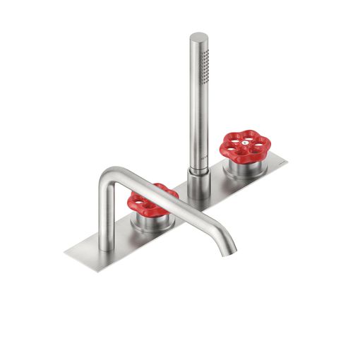 Mitigeur pour baignoire - VOX5940BZ - Neve rubinetterie - à poser / en inox / 2 trous