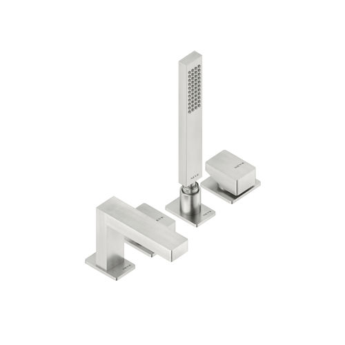 Set de baignoire en inox - ONX5540 - Neve rubinetterie - monté sur plage / contemporain / 4 trous