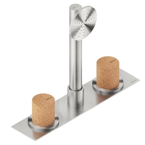 Set de baignoire en inox - DOX5940SCZ - Neve rubinetterie - monté sur plage / contemporain / 3 trous
