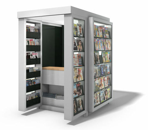 Kiosque à journaux - CAMPO - Wall AG - en aluminium