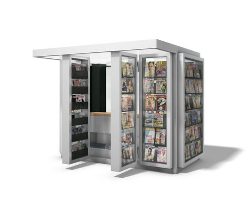 Kiosque à journaux - CAMPO XL - Wall AG - en aluminium