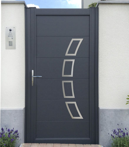 Portillon en aluminium - MAELWEN - Kostum - ossature métallique
