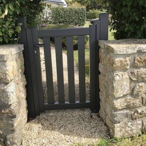 Portillon en bois - BREIZ - Kostum - en aluminium / en aluminium / à ossature bois