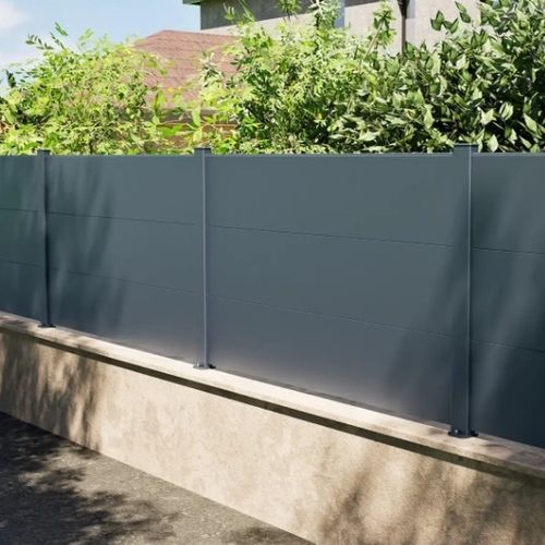 Clôture à lames - CENCO - Kostum - de jardin / en aluminium / pleine