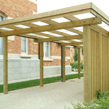 Carport professionnel - A.1 - Collstrop Garden - en bois