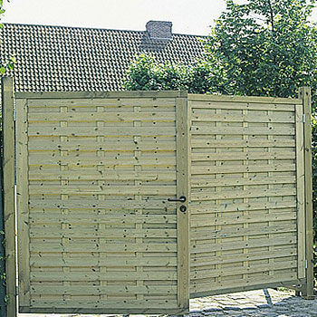 Portail battant - ELEGANT - Collstrop Garden - en bois / résidentiel