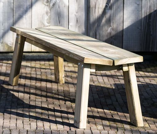 Banc de jardin contemporain - FRONZO - Collstrop Garden - en bois / sans accoudoirs / durable