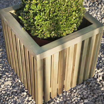 Jardinière en bois - BLOXX - Collstrop Garden - carrée / contemporaine / pour espace public