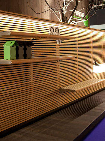 Étagère murale - Collstrop Garden - contemporaine / en bois