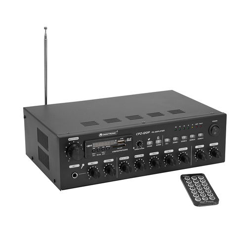 Amplificateur audio - OMNITRONIC PA CPZ-120P - Steinigke Showtechnic GmbH - 4 zones