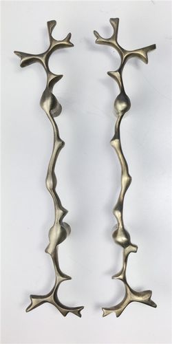 Poignée de meuble en aluminium - SMALL CORAL - Philip Watts Design - en bronze / en laiton