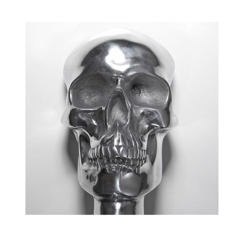Poignée de tirage pour porte - SKULL - Philip Watts Design - en laiton / en aluminium / en bronze