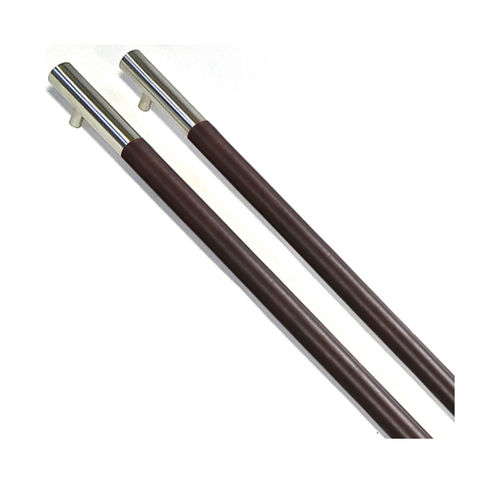 Poignée de tirage pour porte - LEATHER BATON - Philip Watts Design - en inox / contemporaine