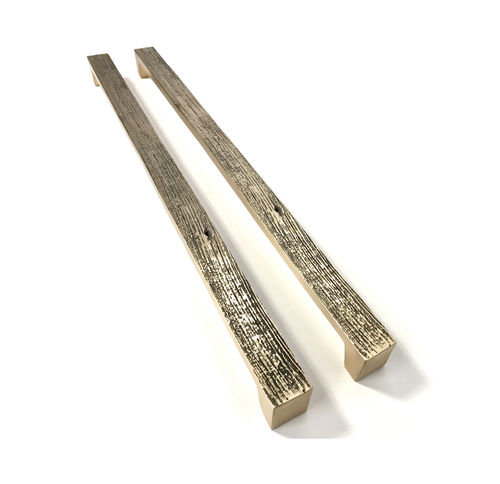 Poignée de meuble en aluminium - GRAIN 580 - Philip Watts Design - en bronze / en laiton