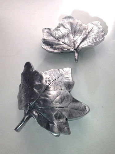 Poignée pour porte - LEAF - Philip Watts Design - en laiton / en aluminium / en bronze