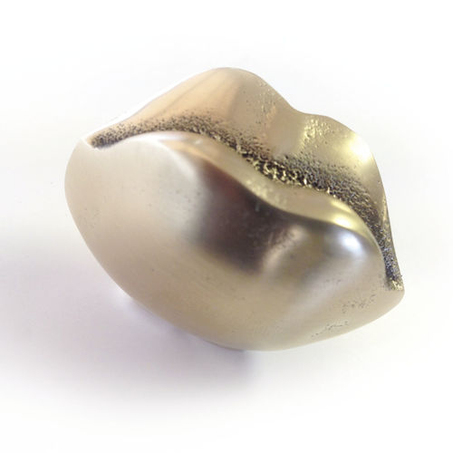Bouton de meuble contemporain - LIPS - Philip Watts Design - en laiton / en bronze / en aluminium