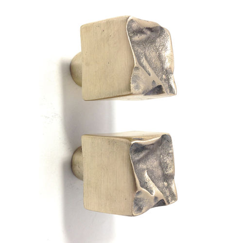 Bouton de meuble contemporain - CRUSHED DRAWER  - Philip Watts Design - de laiton / en bronze / en aluminium
