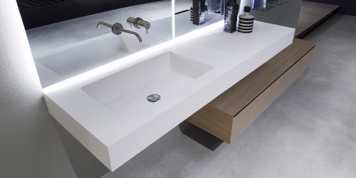 Plan vasque en composite - NIDO - ANTONIO LUPI