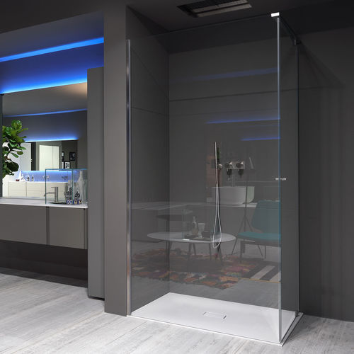 Paroi de douche fixe - BILICO - ANTONIO LUPI - battante / d'angle / en niche