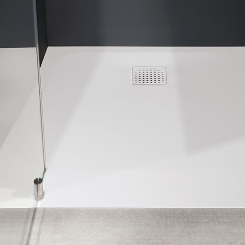 Receveur de douche rectangulaire - ZEROMATT - ANTONIO LUPI - à encastrer / à fleur de sol / en céramique