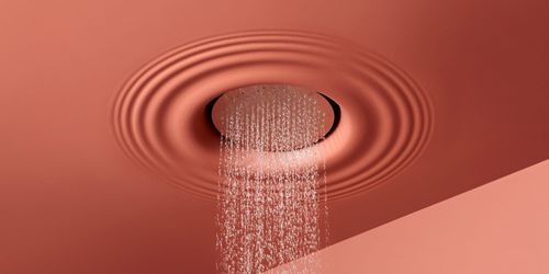Pommeau de douche de plafond - RAINDROP - ANTONIO LUPI - rond / pluie