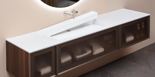 Plan vasque en Corian® - OPENSLOT - ANTONIO LUPI
