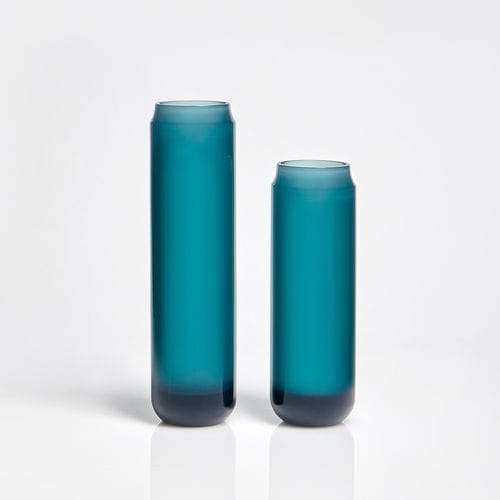 Vase contemporain - SUBJECTIVE OBJECTS - ANTONIO LUPI - en cristal / bleu