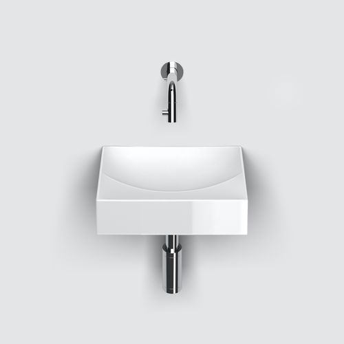 Lave-mains suspendu - CL/ - Clou BV - à poser / rectangulaire / en céramique